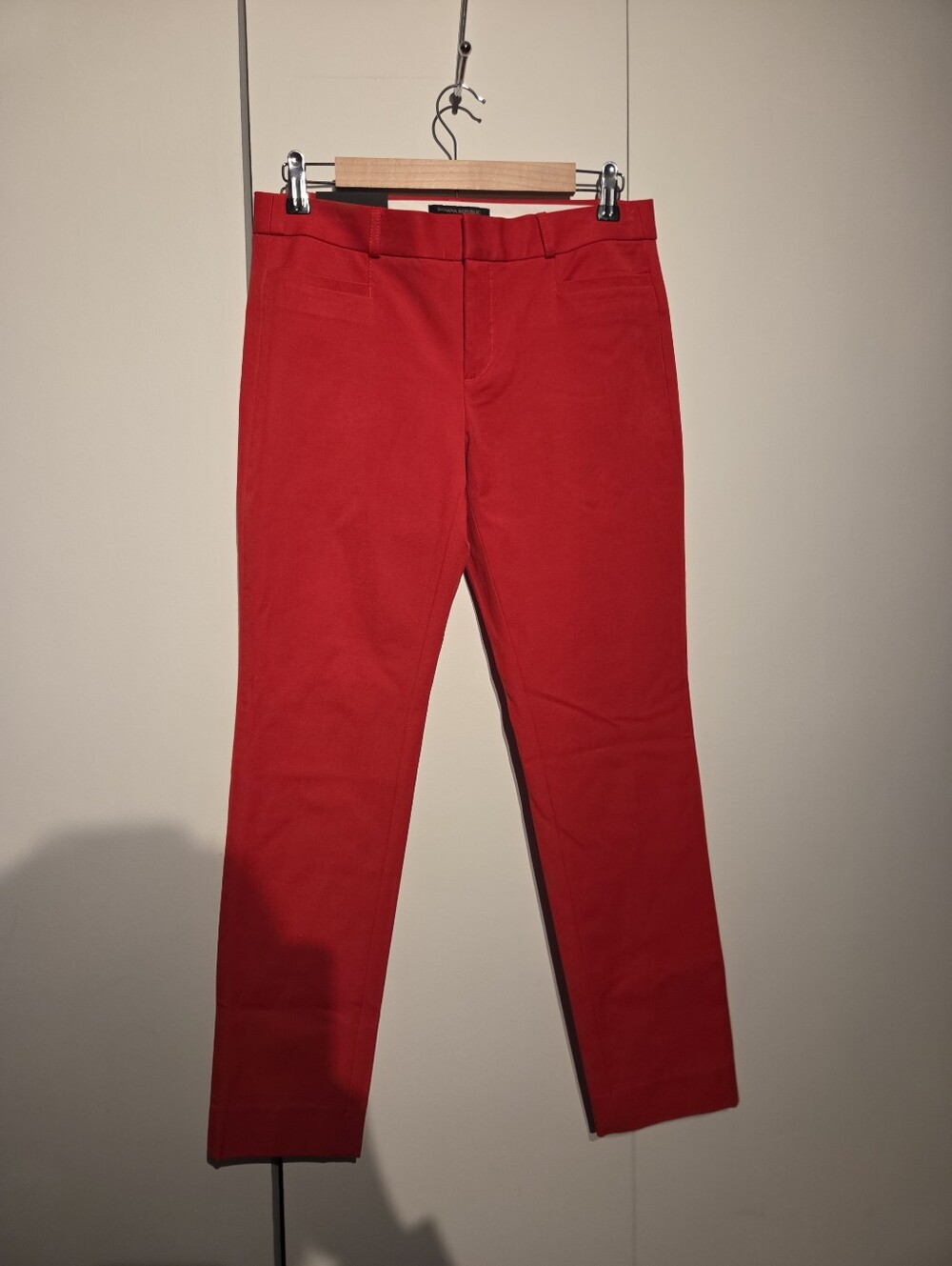 Banana Republic Red Sloan Pants